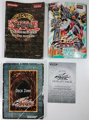YuGiOh TCG Official Rulebook 5.0, 5Ds Beginners Guide, 5Ds Gameplay Field Mat-image