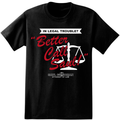 Better Call Saul T-Shirt Breaking Bad Los Pollos Legal Trouble Classic Beer Nerd-image
